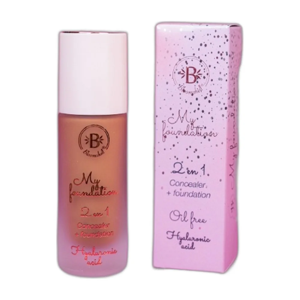 Base Líquida My Foundation 2 en 1 Bloomshell – Capuchino