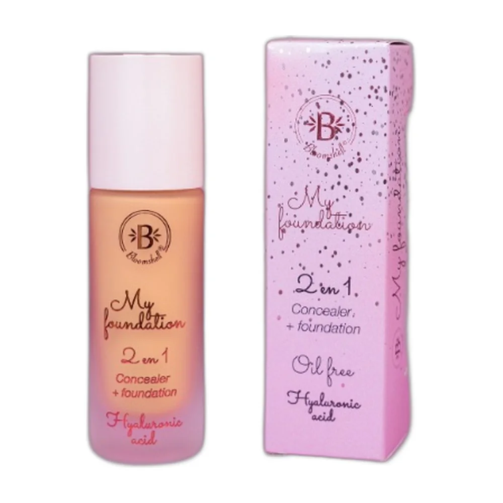 Base Líquida My Foundation 2 en 1 Bloomshell – Golden Tan