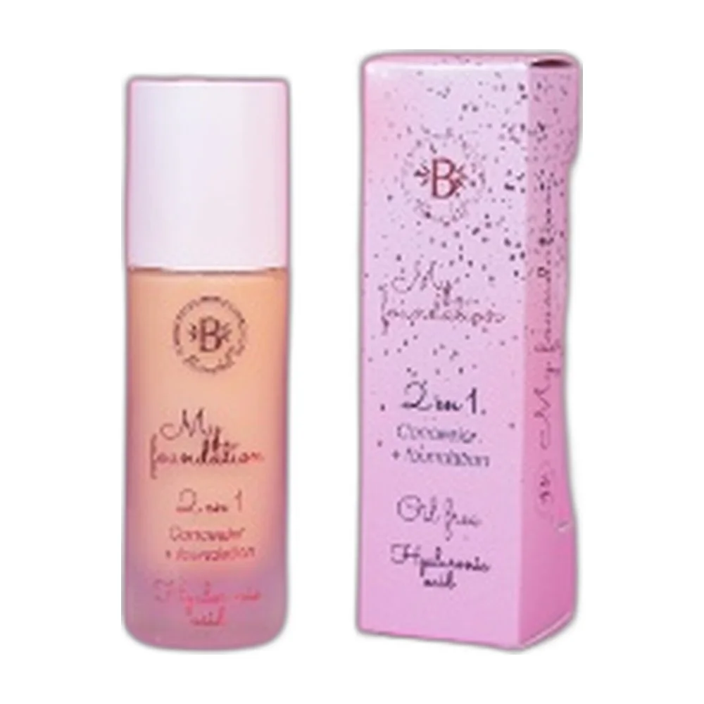 Base Líquida My Foundation 2 en 1 Bloomshell – Medium Beige